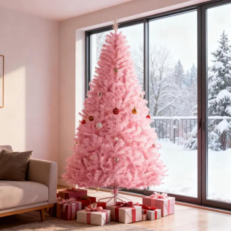 Artificial Christmas Tree - Pink 7ft by HouseOfZazla