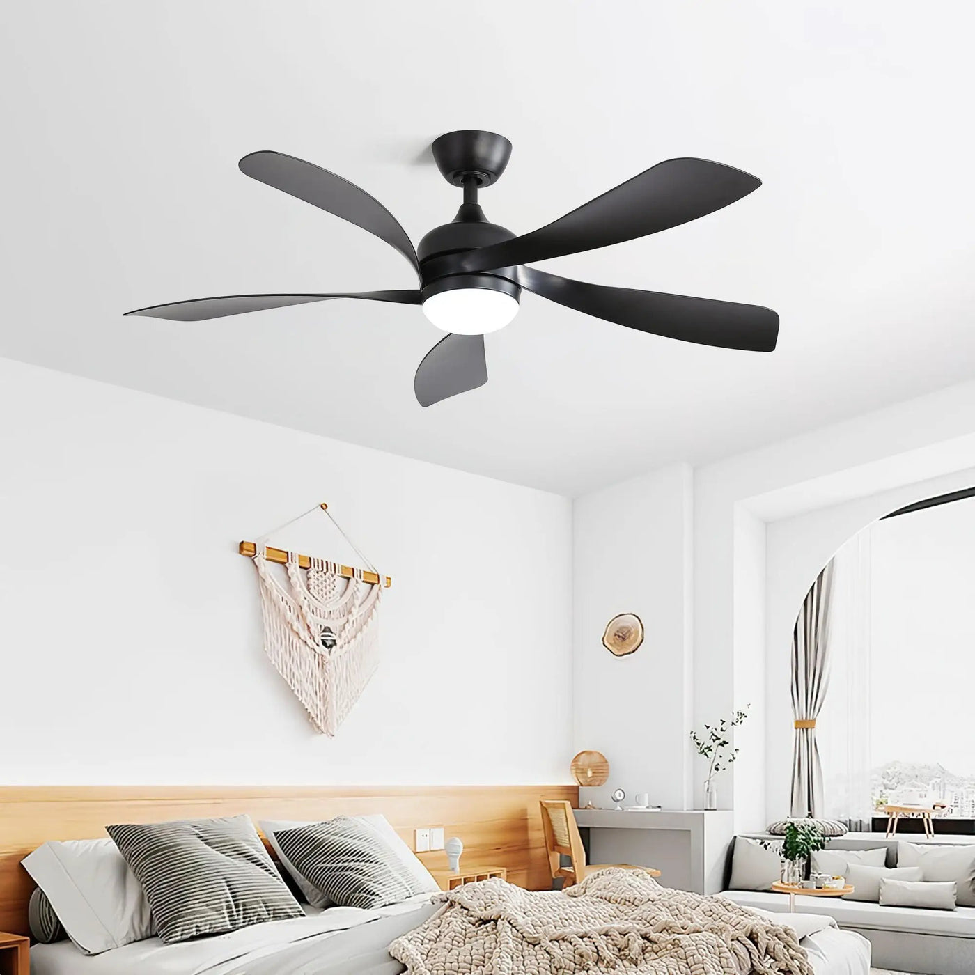 Ceiling Fan & DC Motor And Integrated Light by Unique Piece Furniture
