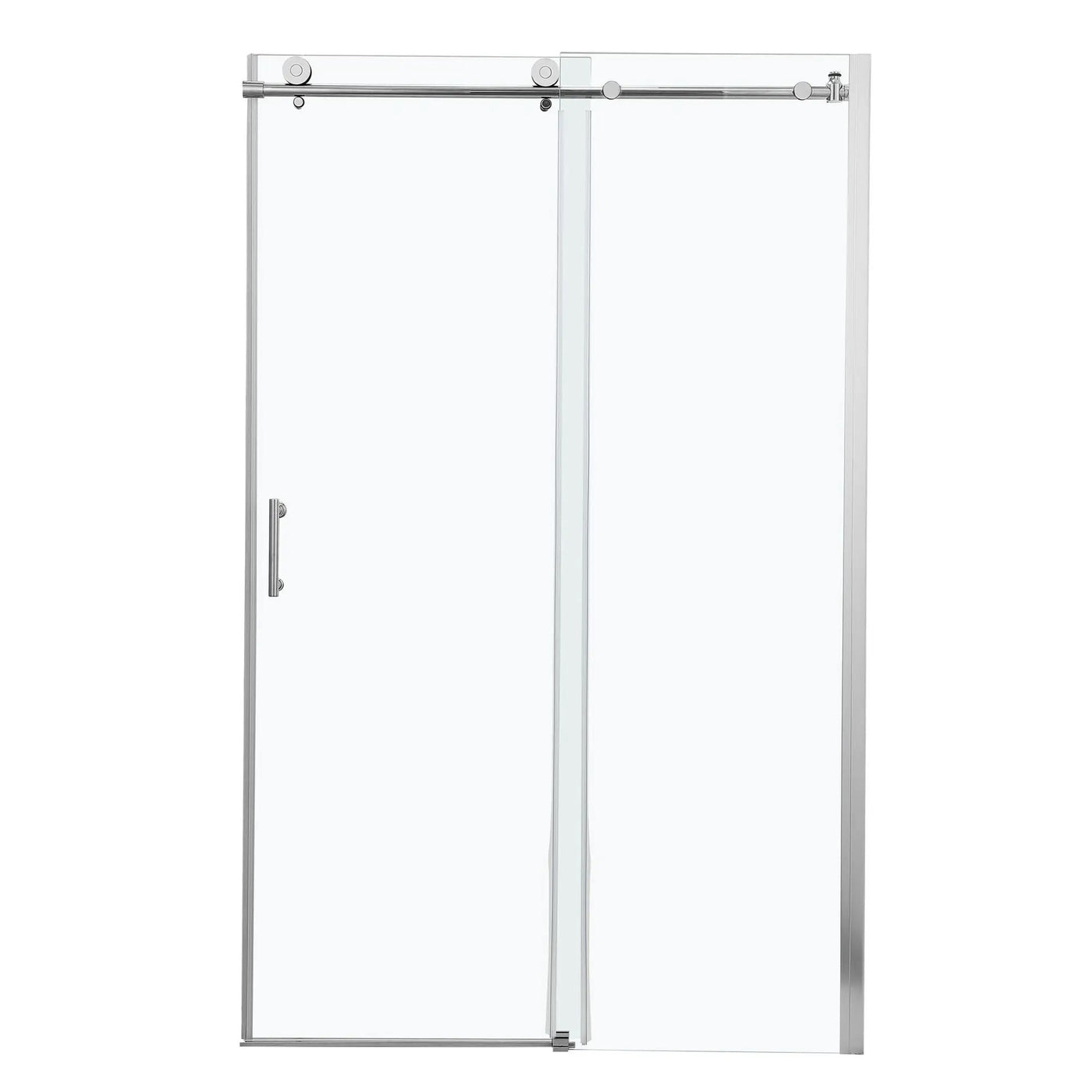 Single Sliding Bypass Shower Door Enclosure With Tempered Glass by HouseOfZazla