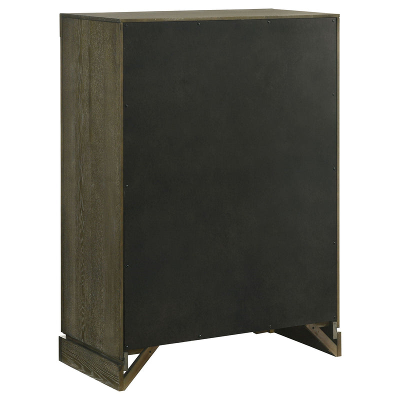 Harbington - 5 Drawer Chest - Chocolate