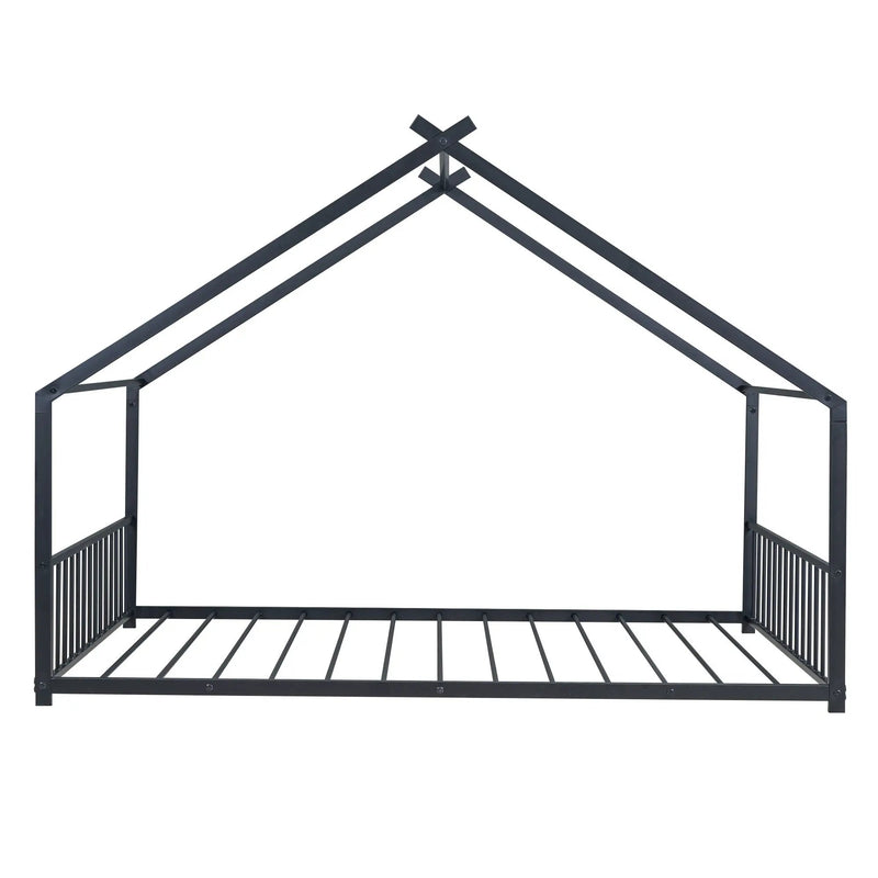 Metal House Bed by HouseOfZazla