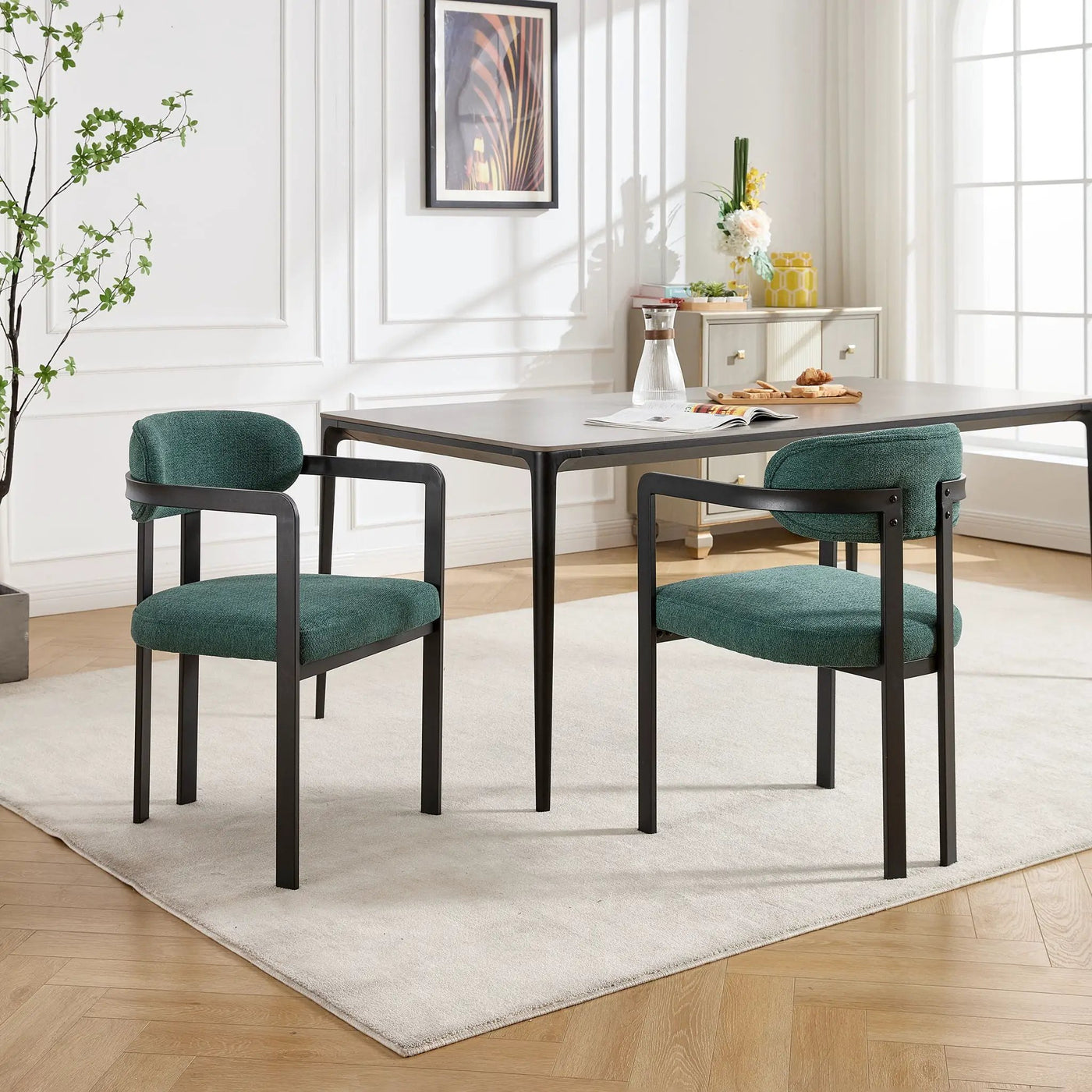 Dining Arm Chairs (Set of 2) by Unique Piece Furniture