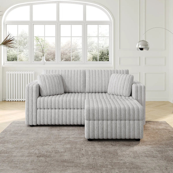 75.6" Soft Modular 2-Person Sofa with Hydraulic Lift