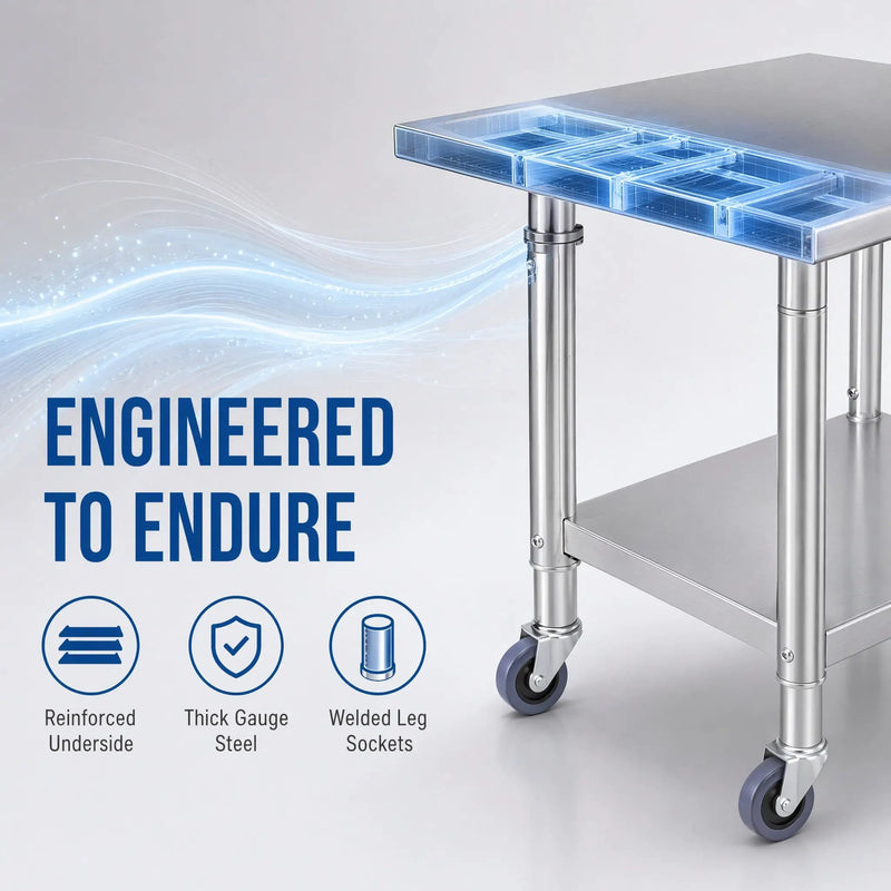 36'' x 24'' Commercial Work Table by HouseOfZazla