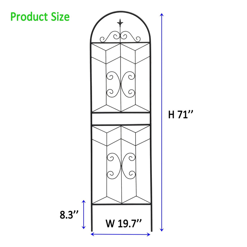 4 Pack Metal Garden Trellis by HouseOfZazla