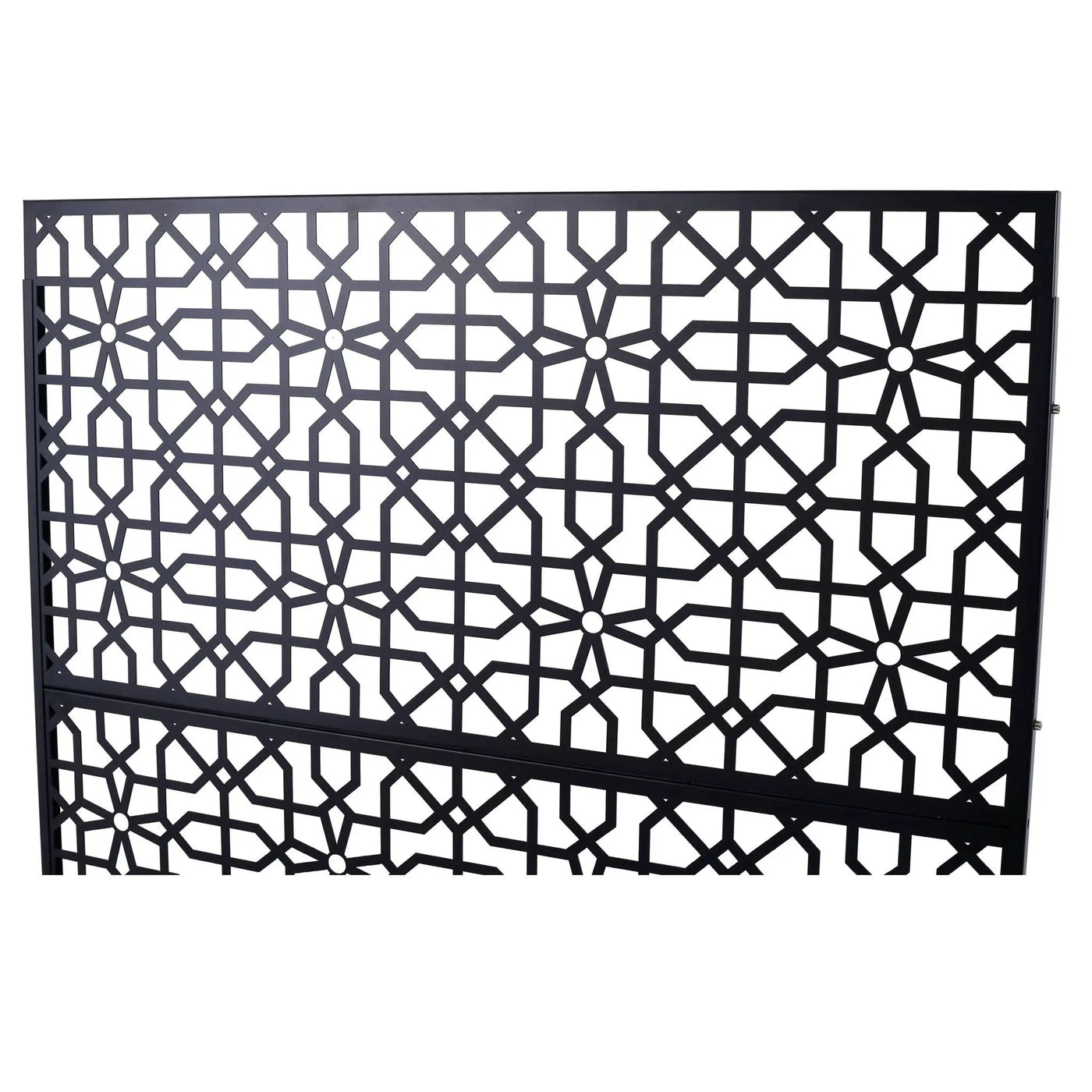 Outdoor & Indoor Metal Freestanding Decorative Privacy Screen by HouseOfZazla