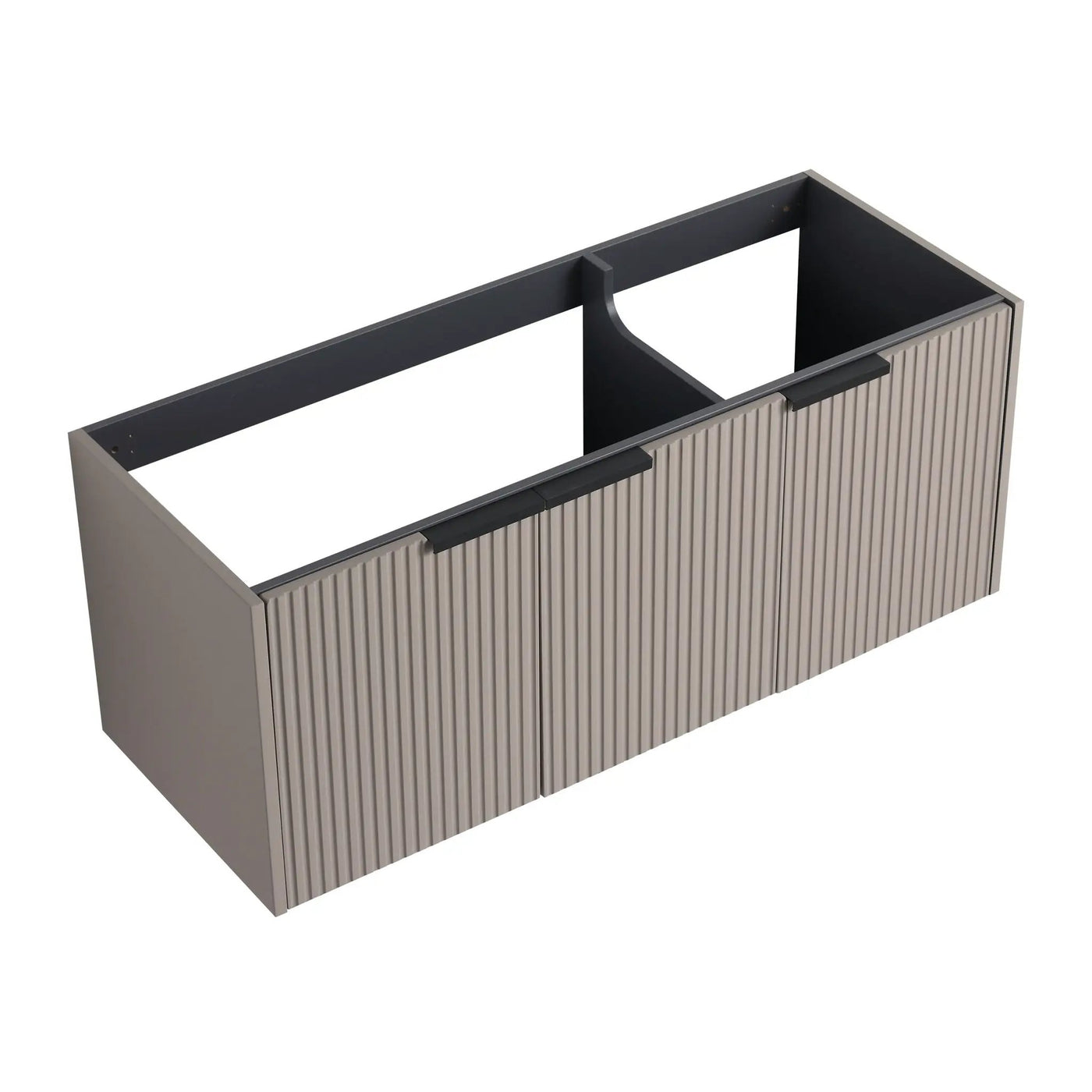 Contemporary Wall Mounted Bathroom Vanity With Soft Close Doors by HouseOfZazla