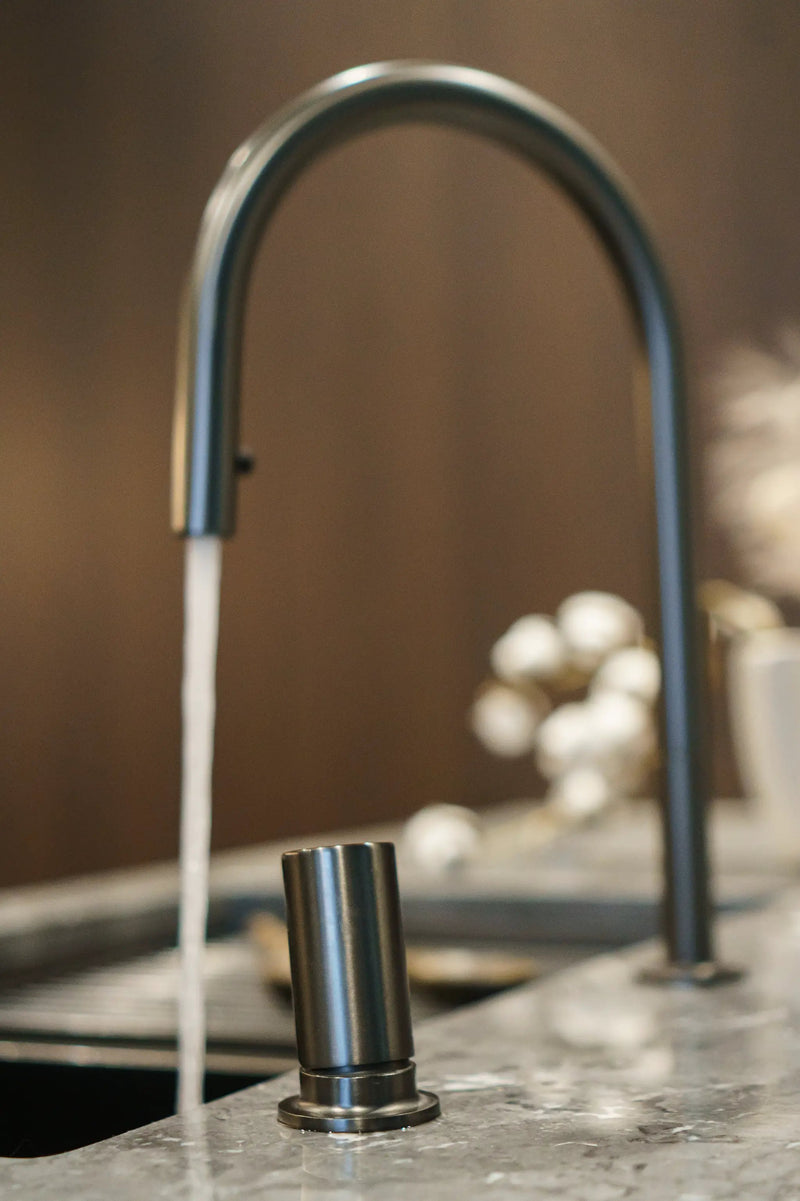 Zeek KF-11GM Gunmetal Pull-Down Kitchen Faucet by ZEEK