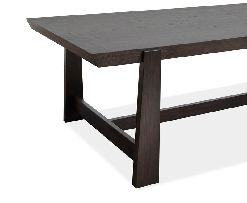 Tauren - Trestle Dining Table - Coffee Bean, photo 3 of 7