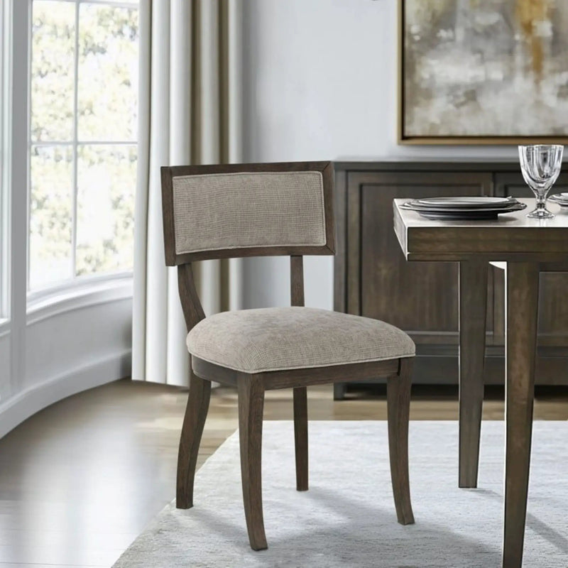 Marie - Upholstered Dining Chair (Set of 2) - Beige by HouseOfZazla