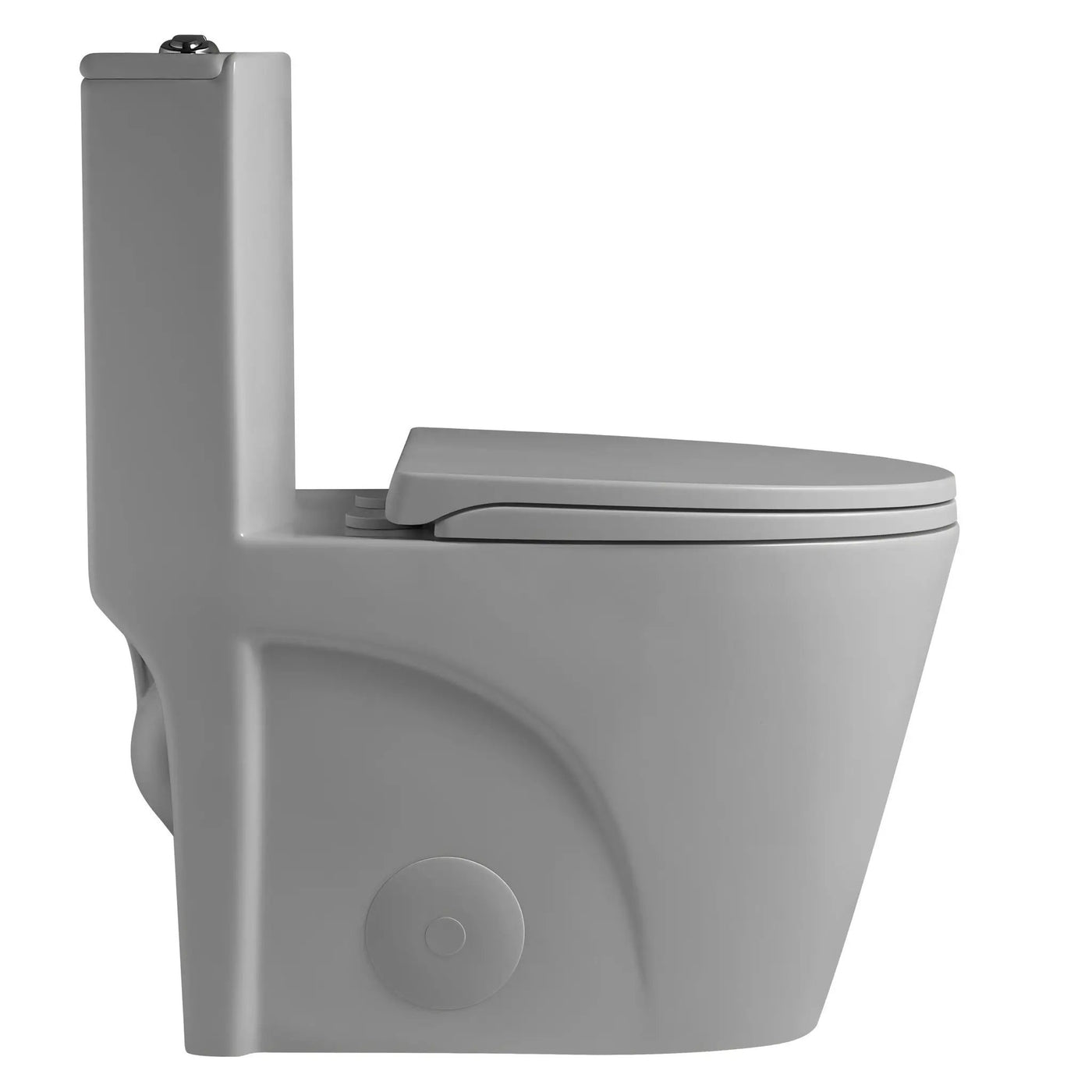 1 Piece Toilet With Tornado Flush, Dual Flush, And ADA Height Comfort Chair by HouseOfZazla