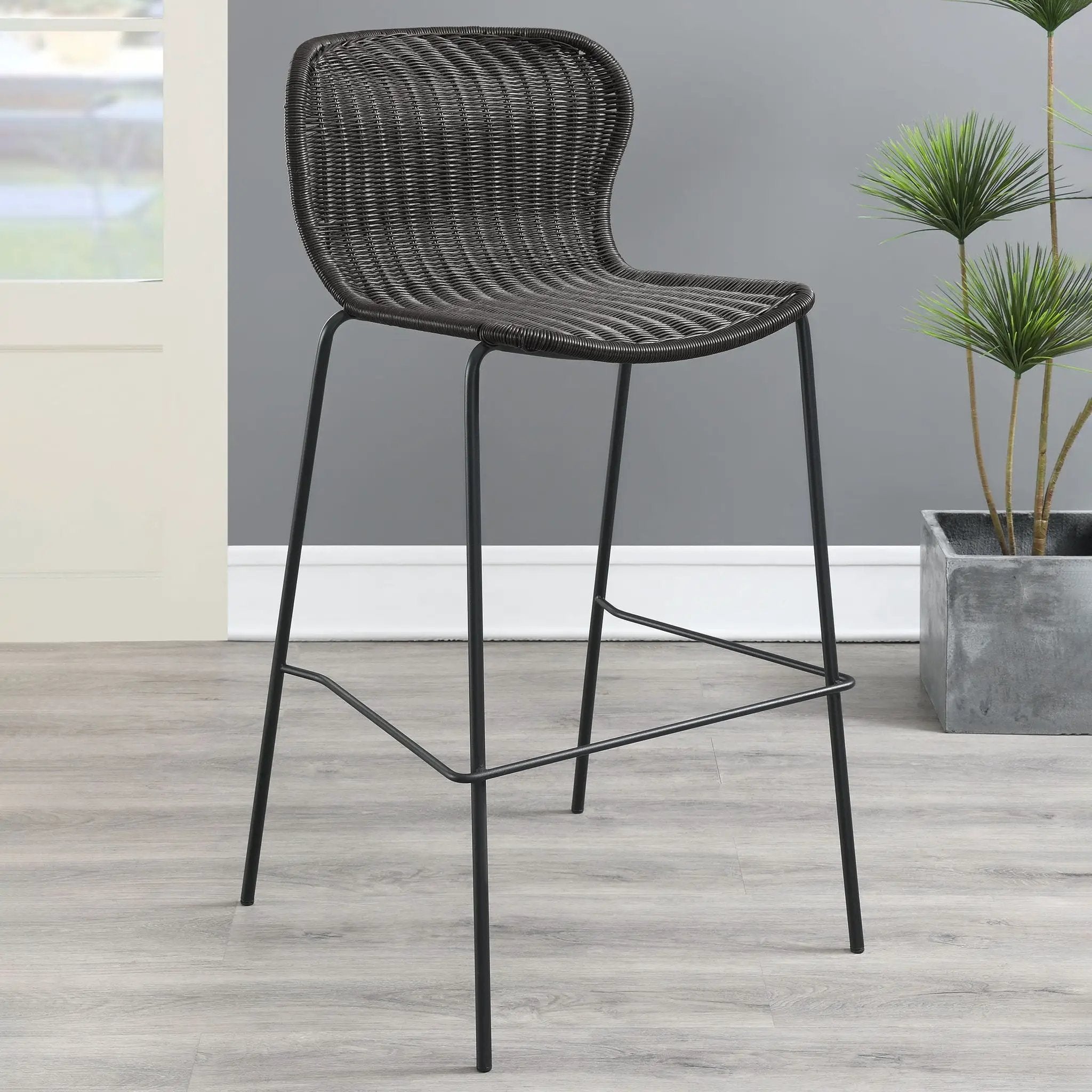 Mckinley - Bar Stool (Set of 2) - Brown