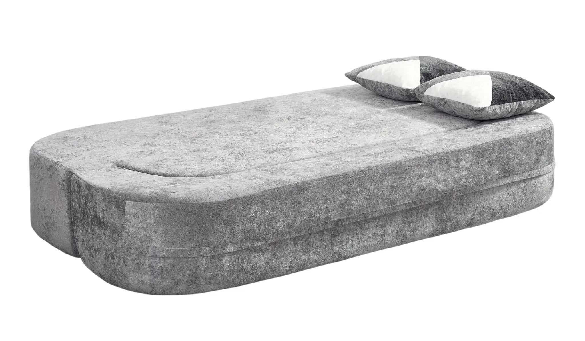 Eggshell Sofa Bed - Convertible Boneless Couch by HouseOfZazla