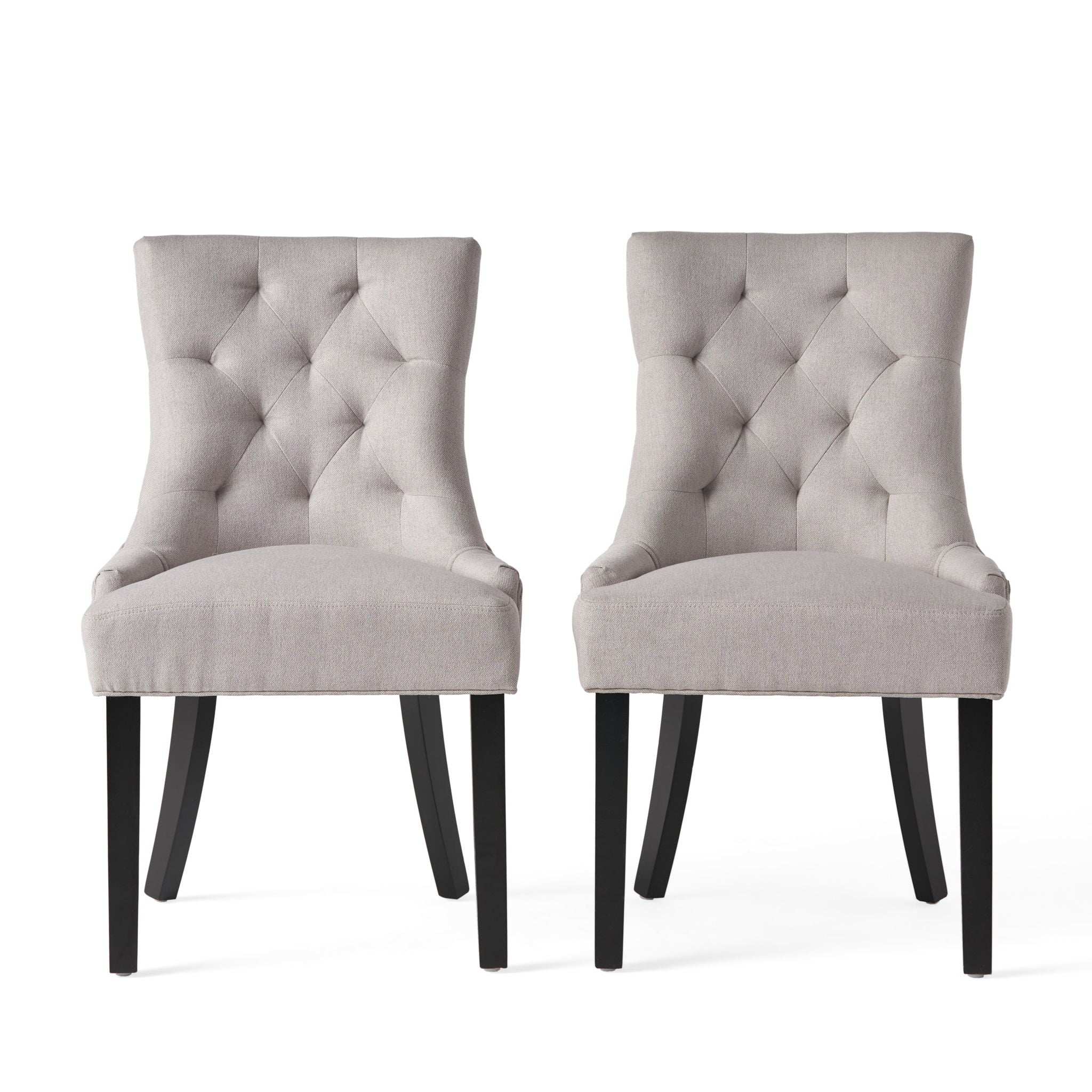 Contemporary Cheney Dining Chair Set with Tufted Design by HouseOfZazla