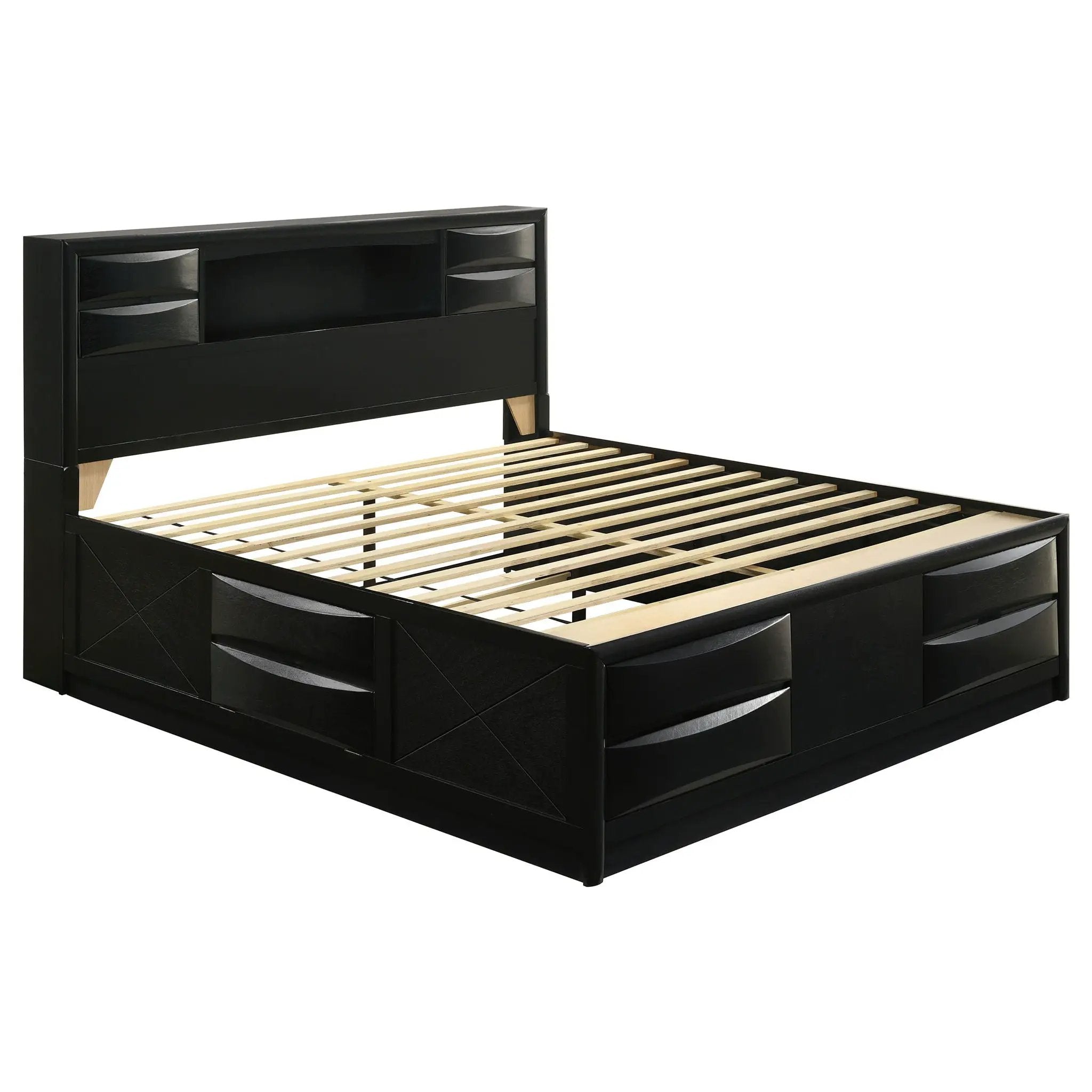 Briana 5-piece Eastern King Bedroom Set Black by Unique Piece Furniture