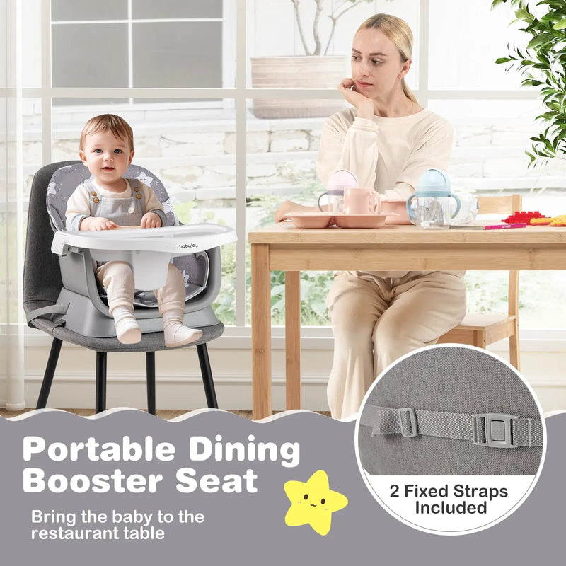 16-in-1 Baby High Chair with Activity Center and Booster Seat for Babies and Toddlers by DirectDeals