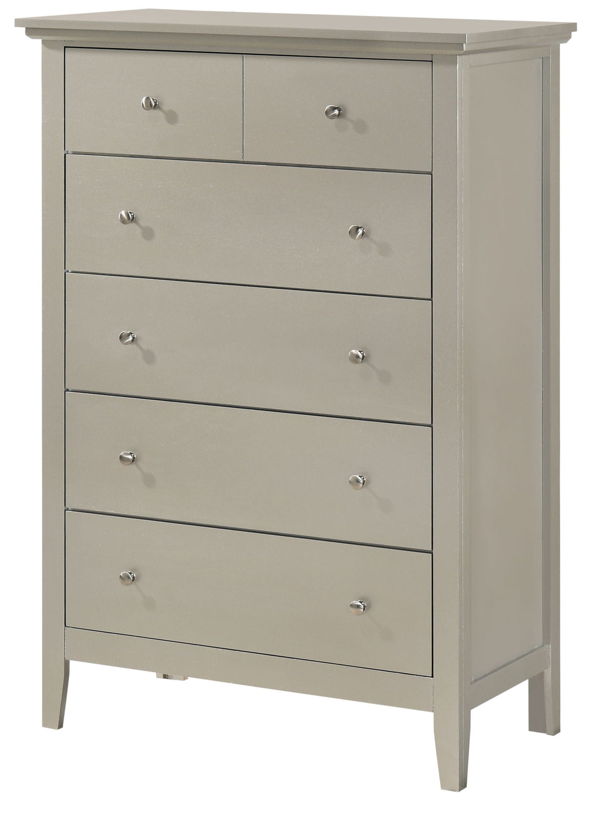 Chest with Real Wood Veneers and Nickel Hardware - Multiple Colors, photo 13 of 40