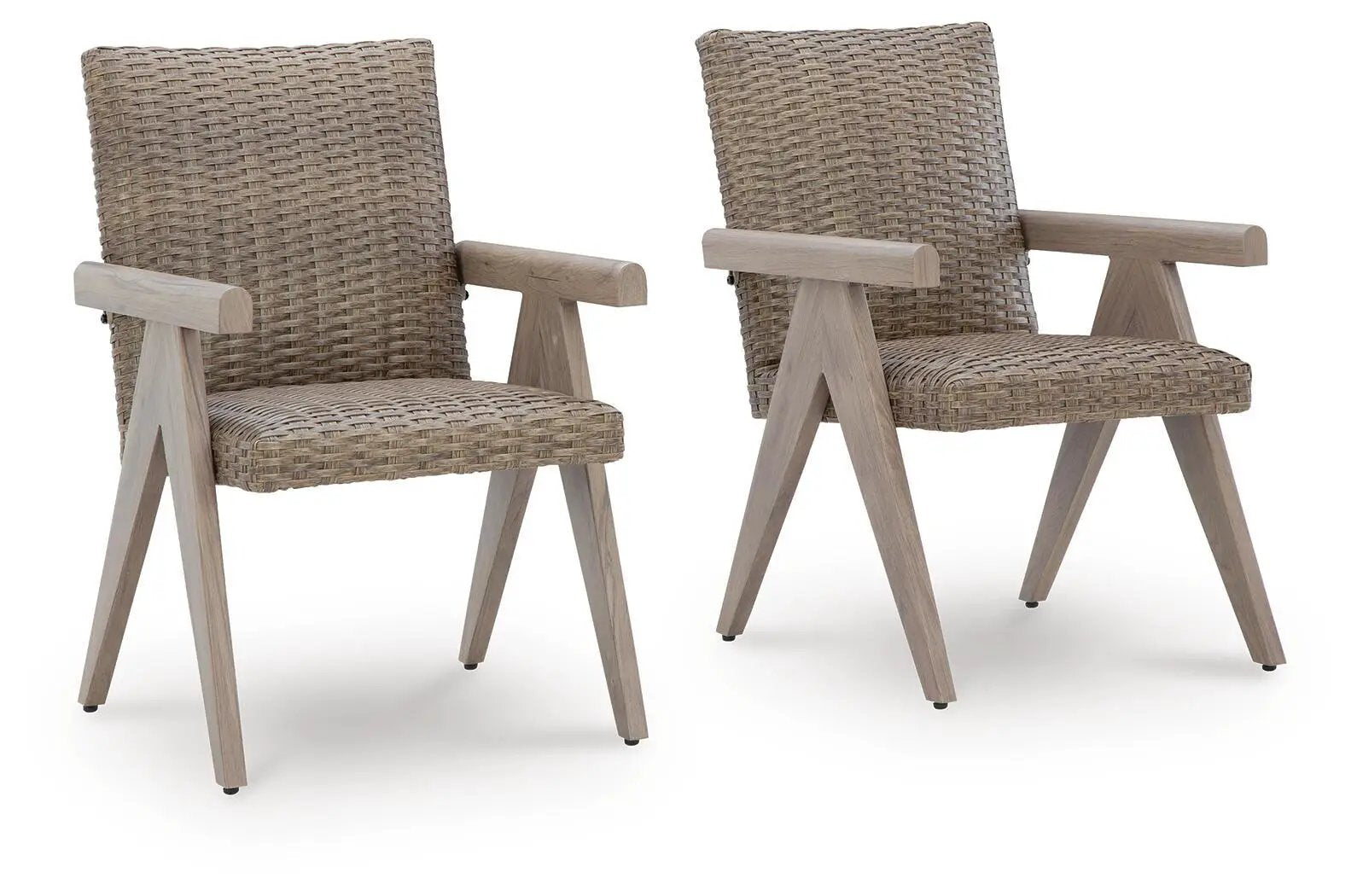 Cliff Trails - Arm Chair (Set of 2) - Beige by Unique Piece Furniture