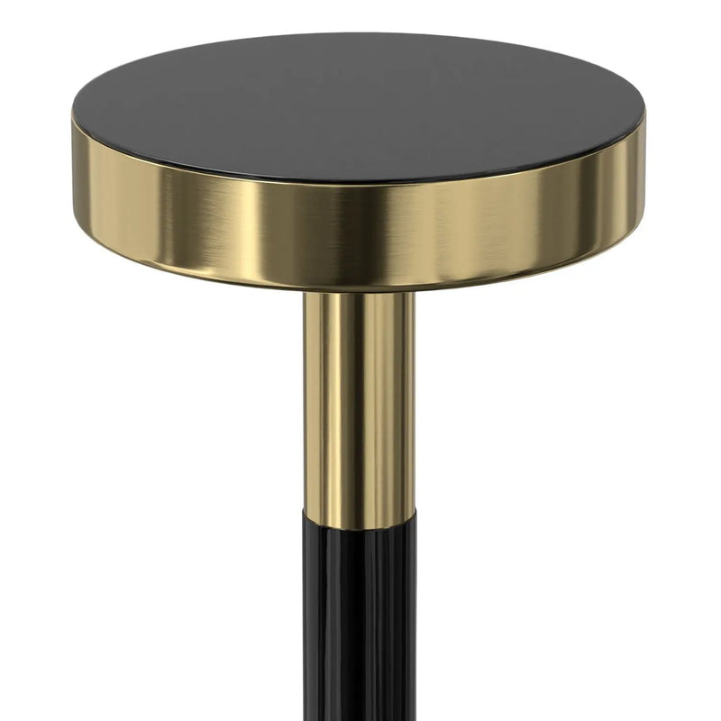 Frannie - Side Table - Gold / Black by Unique Piece Furniture