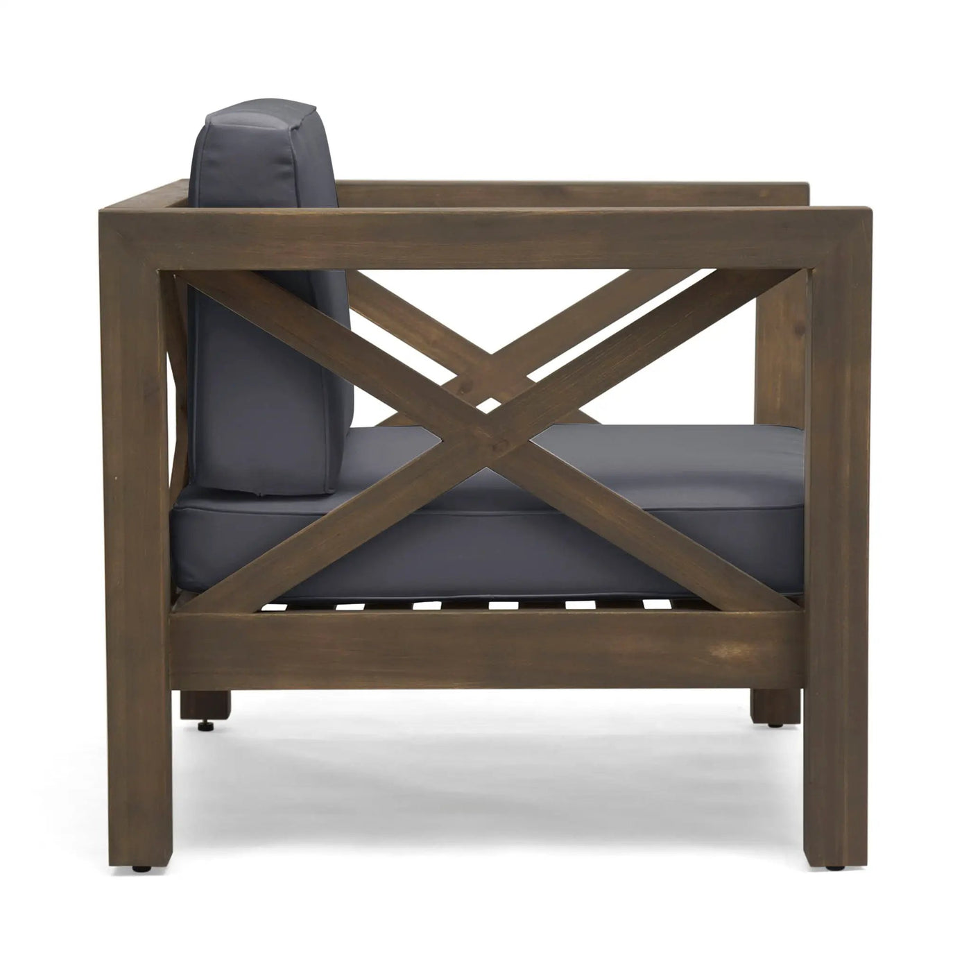 Brava Mid-Century Modern Club Chair with Water Resistant Cushions by HouseOfZazla