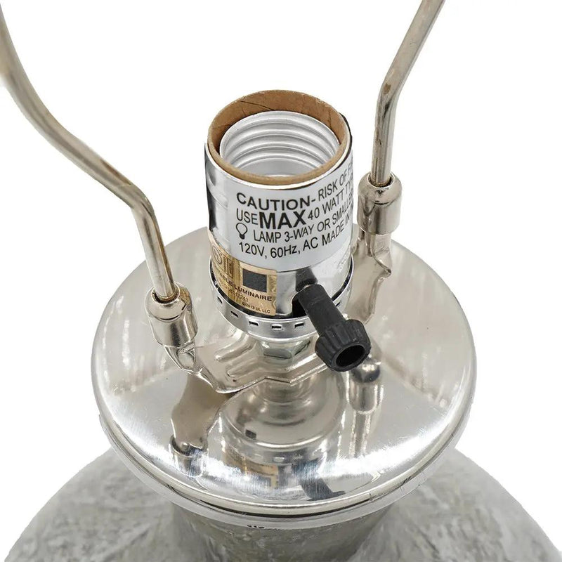 Hand-Finished Mercury Glass Table Lamp by HouseOfZazla