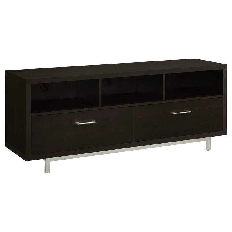 Casey 2-drawer Engineered Wood 60-inch TV Stand Cappuccino by Unique Piece Furniture