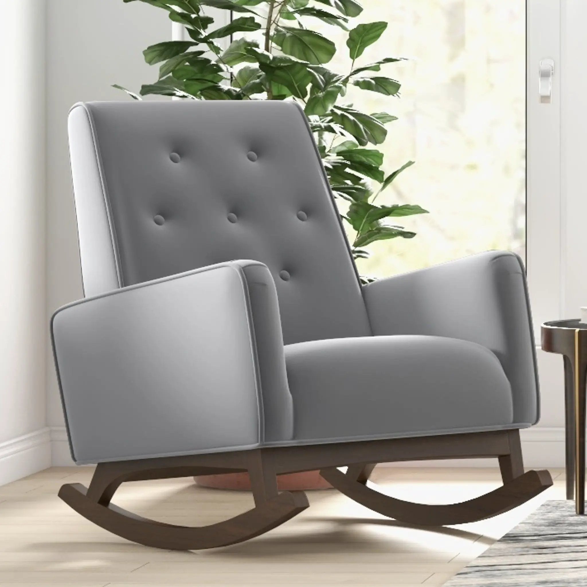 Demetrius - Solid Wood Rocking Chair by Unique Piece Furniture