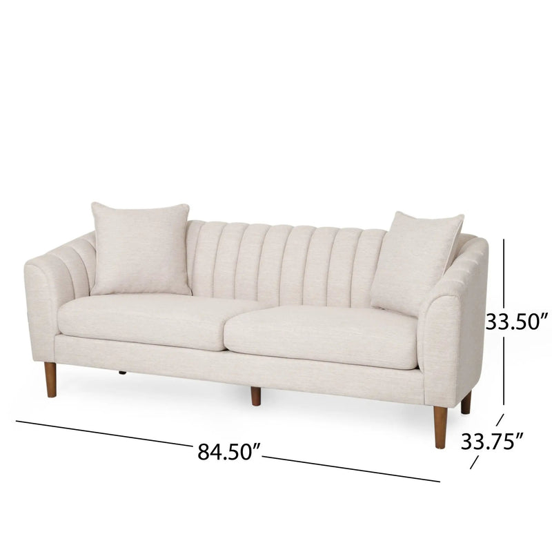 Contemporary 3 Seater Sofa With Accents by HouseOfZazla