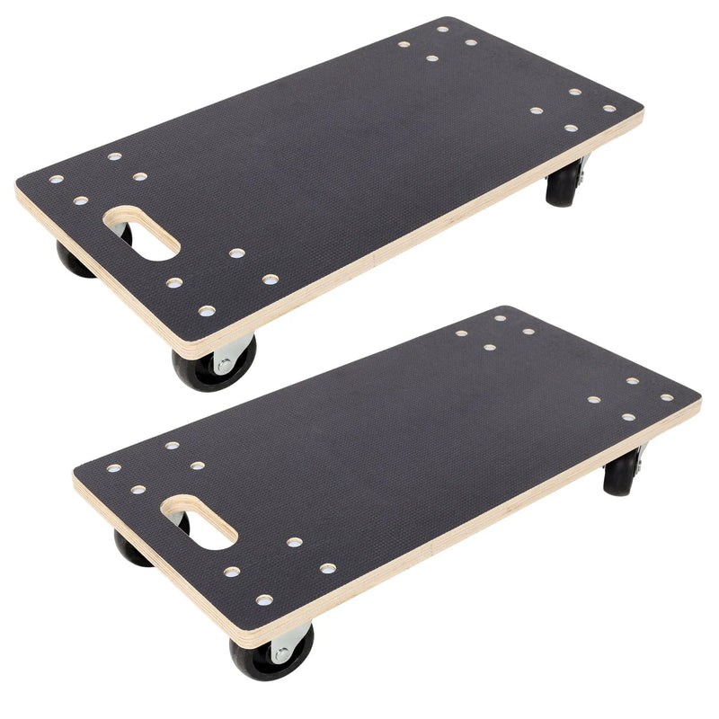 Furniture Moving Wooden Dolly with 4 PP Wheels - 2 Pack by HouseOfZazla