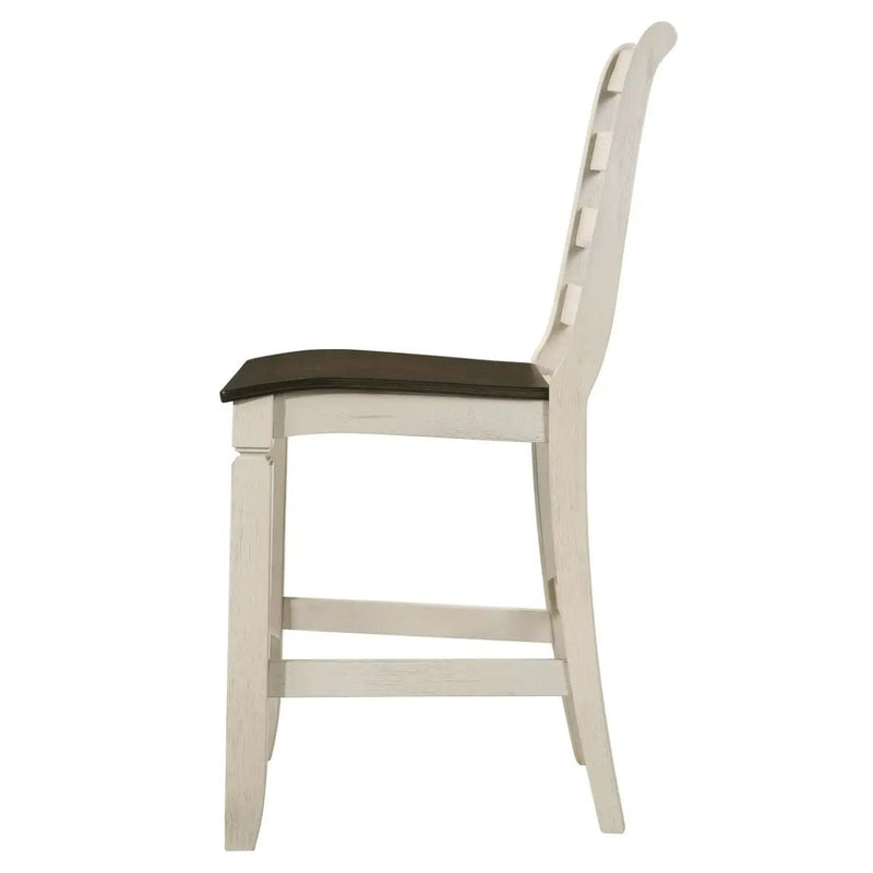 Tasnim - Counter Height Chair (Set of 2) - Oak & Antique White by Unique Piece Furniture