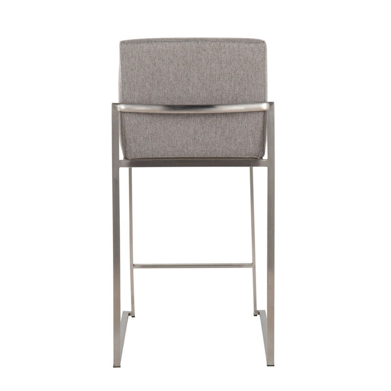Fuji - Contemporary High Back Counter Stool, Functional Design by HouseOfZazla