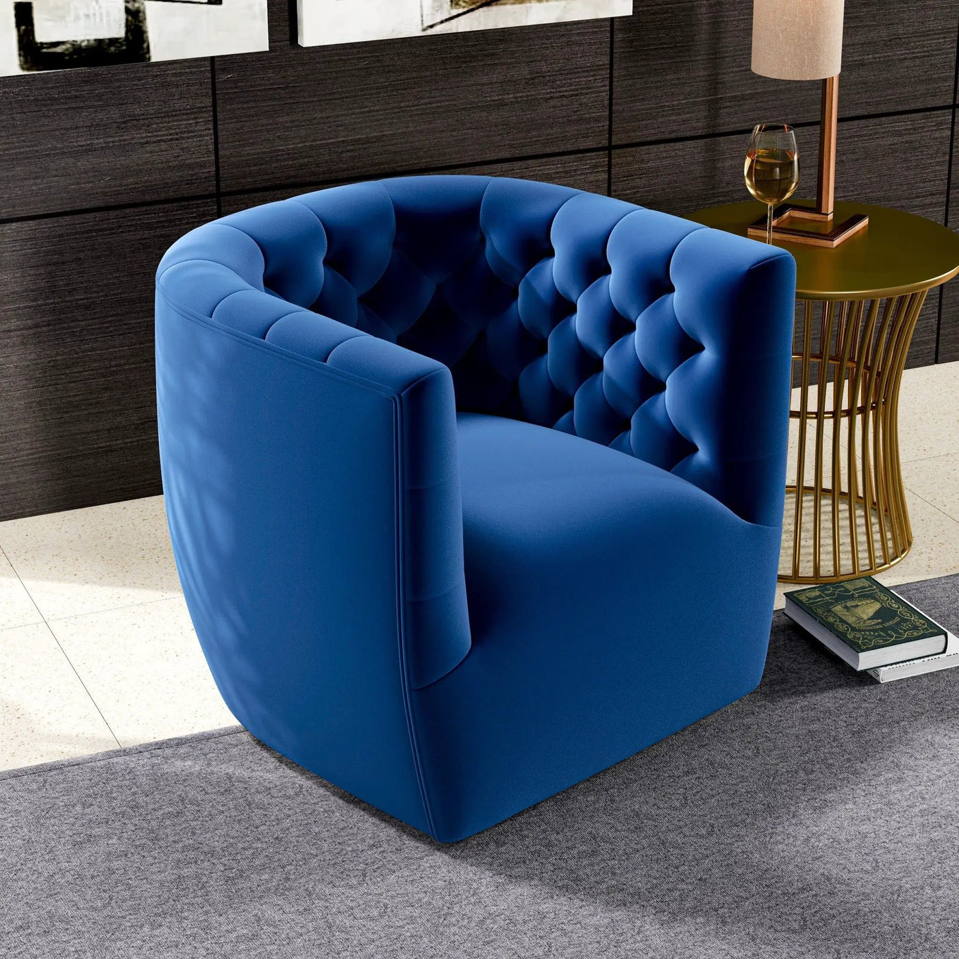 Delaney - Ergonomic Design Swivel Chair by HouseOfZazla