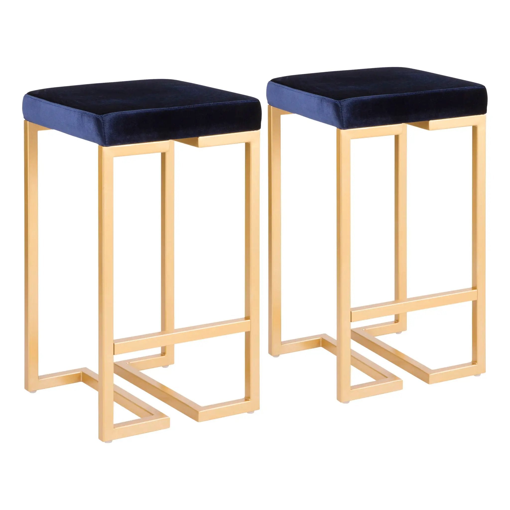 Midas - Contemporary / Glam Counter Stool (Set of 2) by Unique Piece Furniture