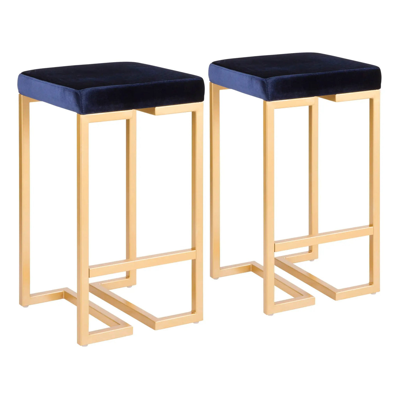 Midas - Contemporary / Glam Counter Stool (Set of 2) by HouseOfZazla