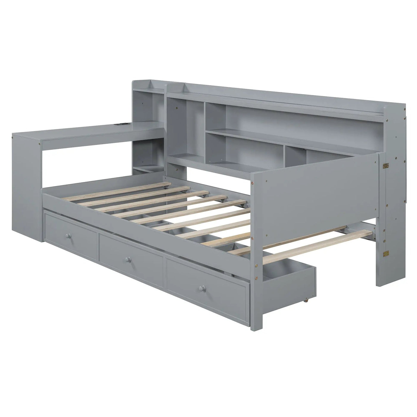 Daybed With 3 Drawers USB Ports And Desk by Unique Piece Furniture