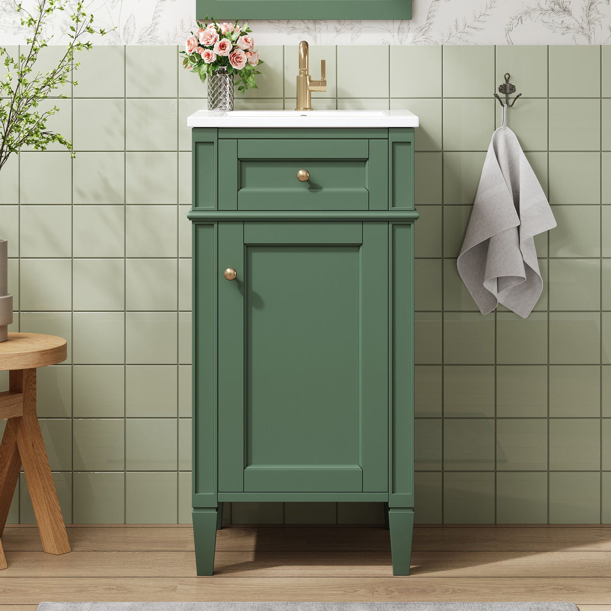 French Style Bathroom Vanity With Sink, photo 5 of 21