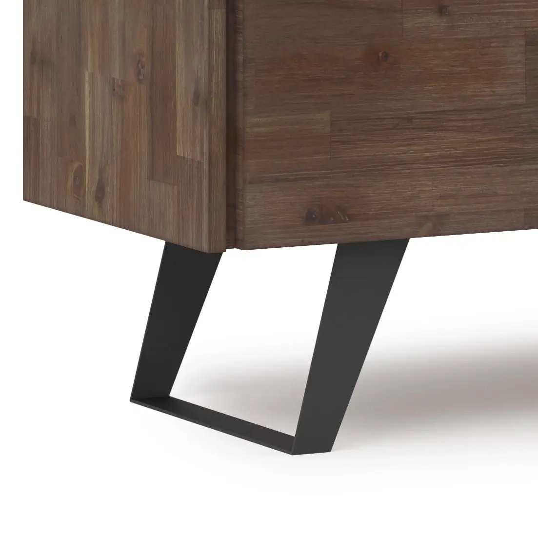 Lowry - TV Media Stand - Rustic Natural Aged Brown by HouseOfZazla