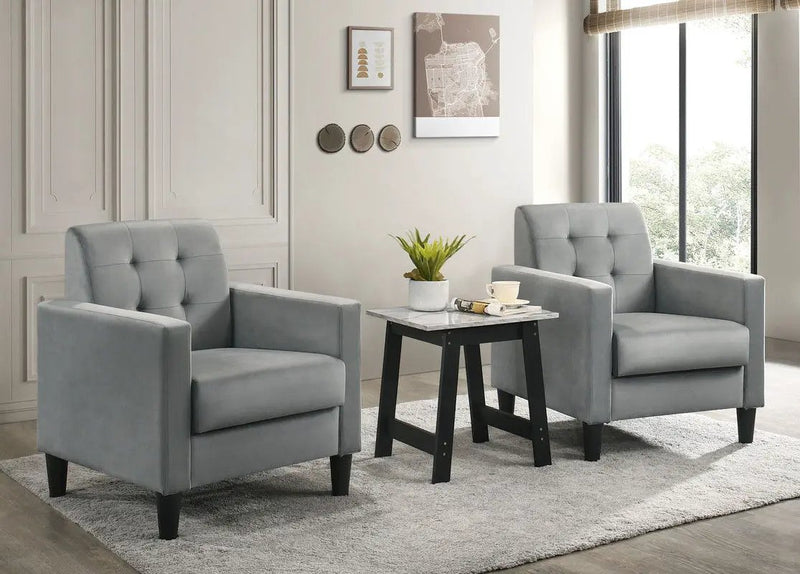 Hale - Armchairs And End Table Living Room (Set of 3) by HouseOfZazla