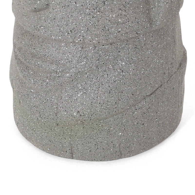 Classic Flower Planter With Magnesium Oxide Material - Stone Gray by HouseOfZazla