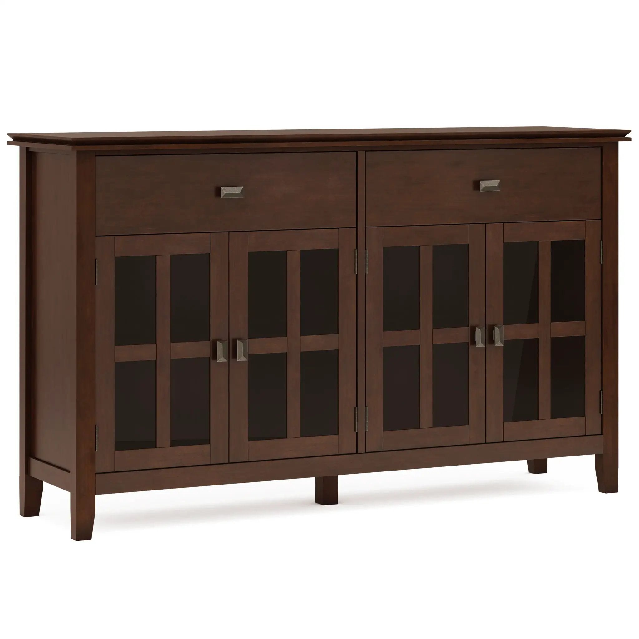 Artisan - Large 4 Door Sideboard Buffet - Russet Brown by HouseOfZazla