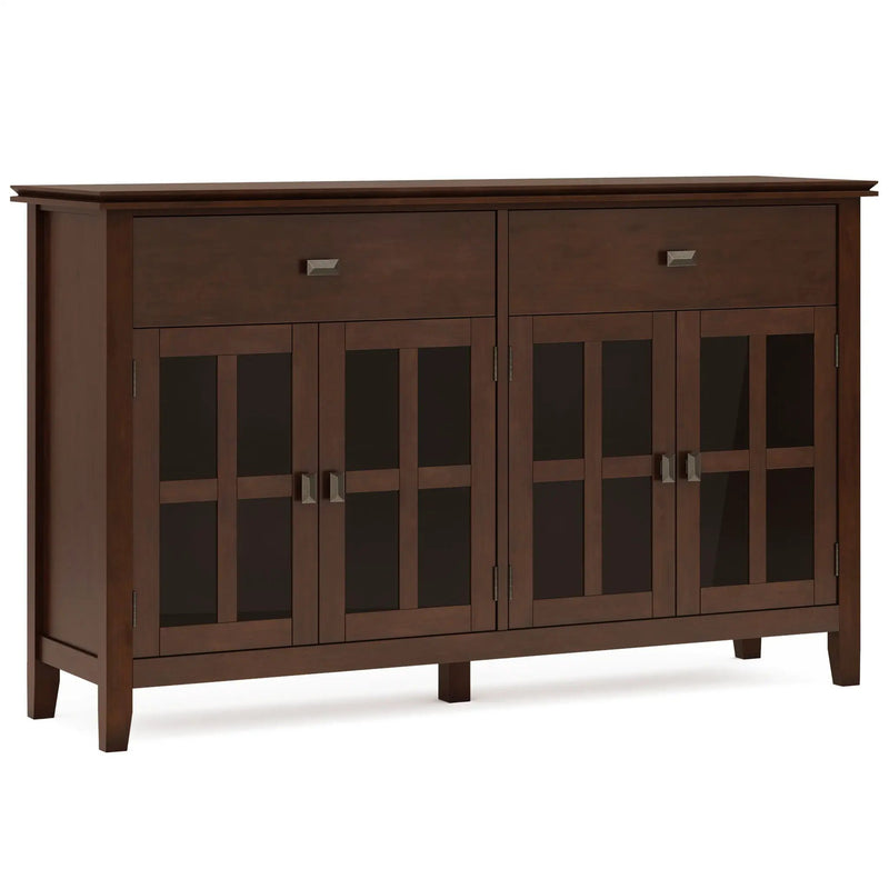 Artisan - Large 4 Door Sideboard Buffet - Russet Brown by HouseOfZazla