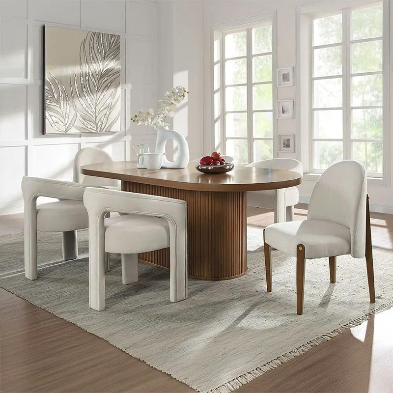 Gamarya - Dining Table - Dark Oak by Unique Piece Furniture