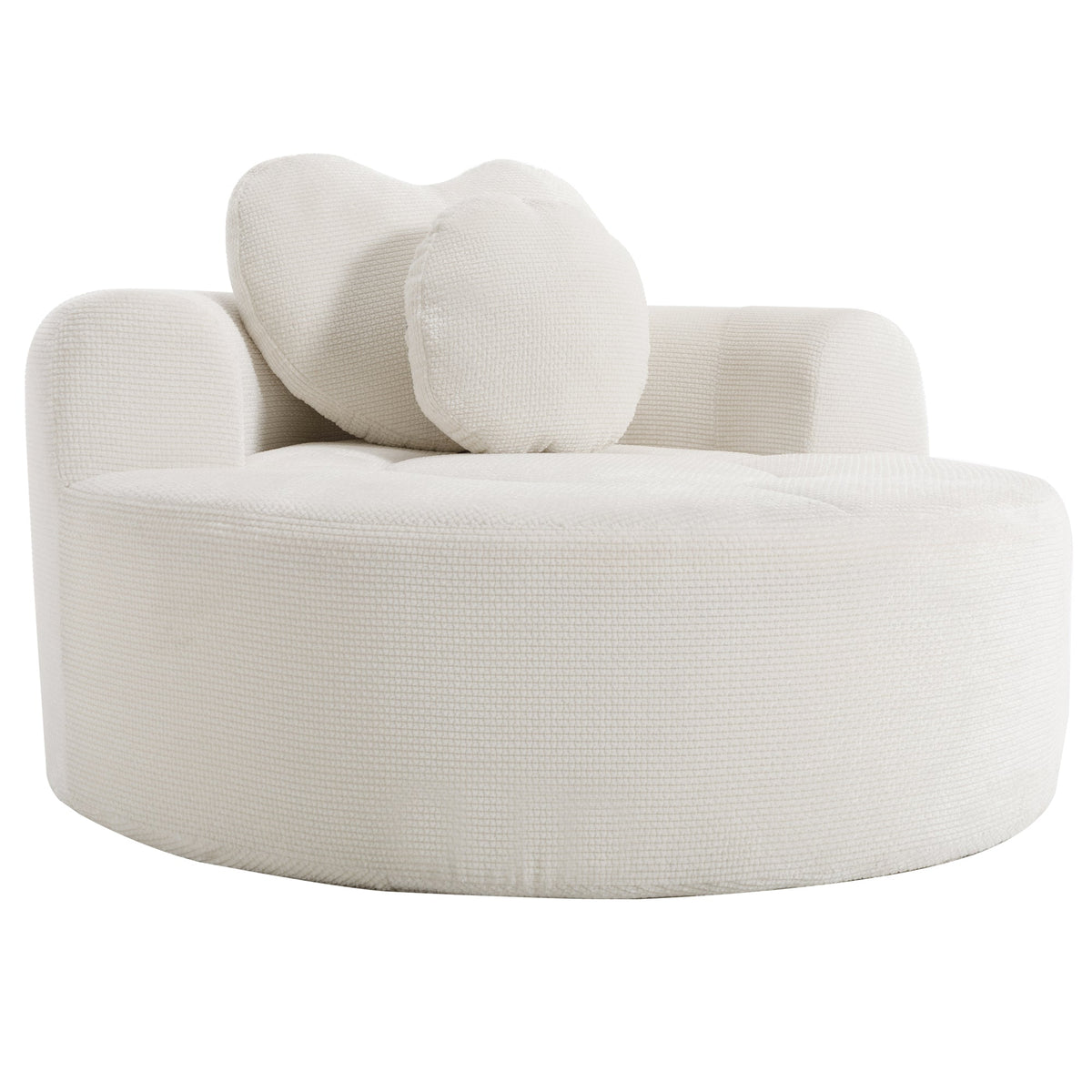 Round Sofa Bed with Memory Foam Sectional Couch, photo 6 of 10