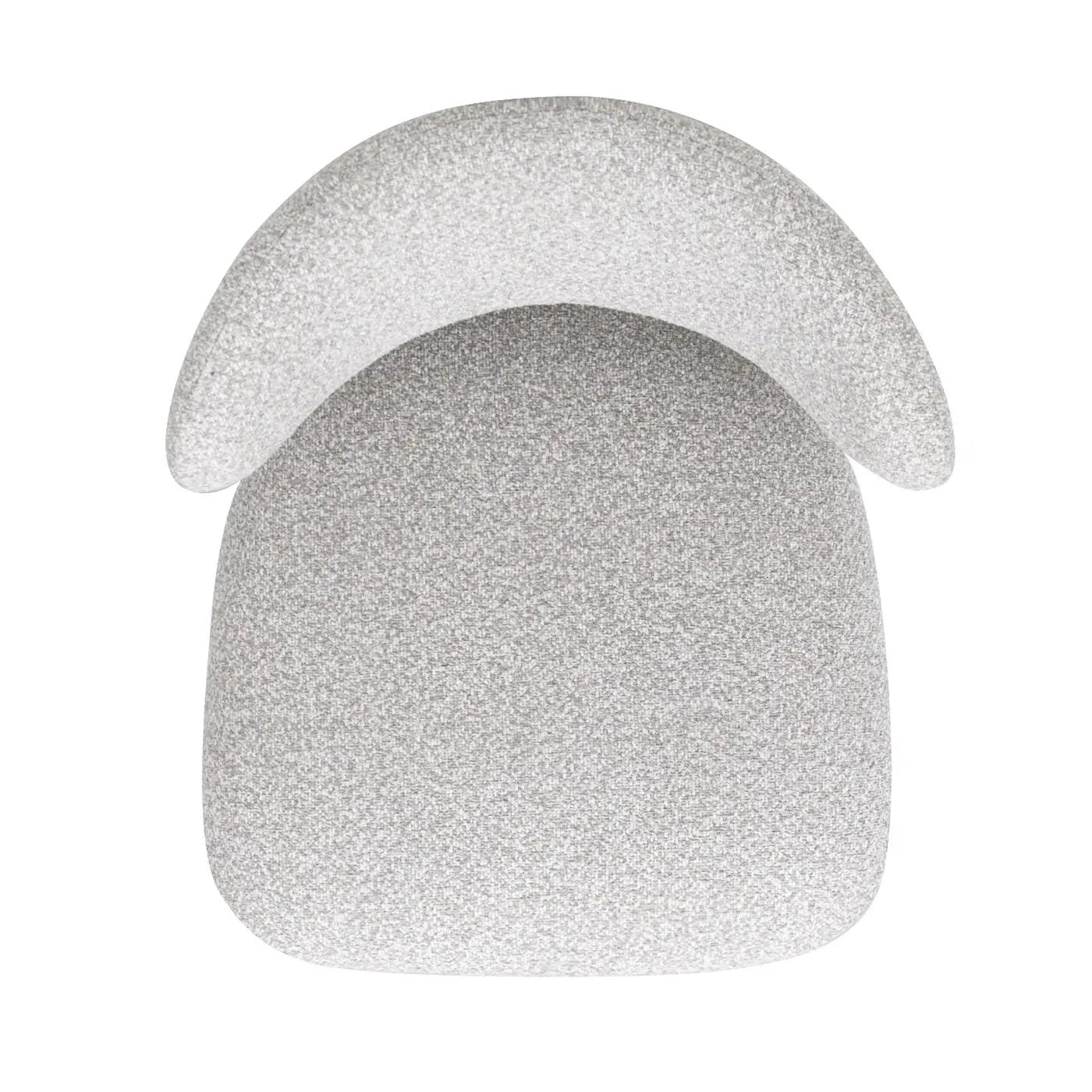 Locke - Modern Upholstered Counter Stool With Frame - Salt / Pepper by Unique Piece Furniture