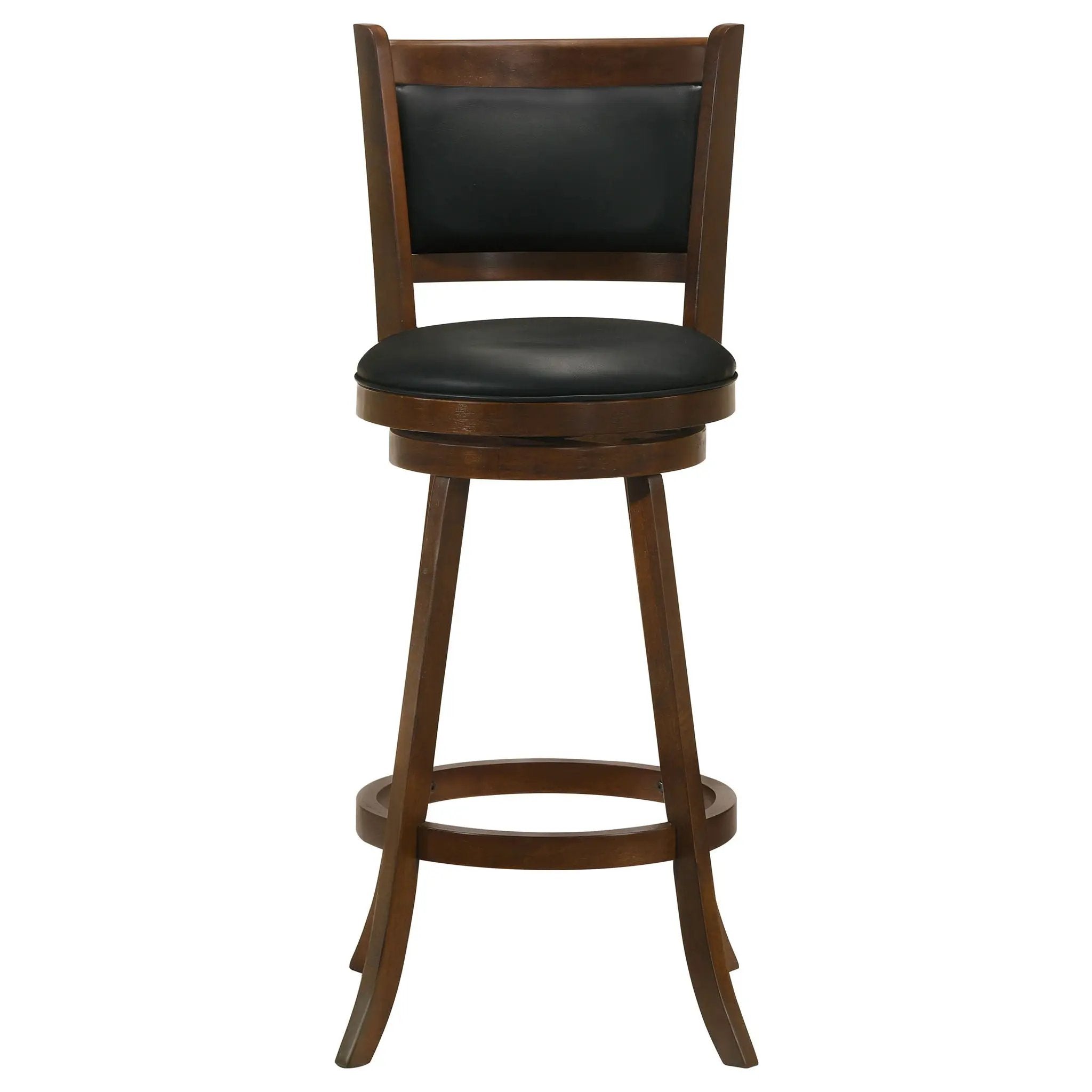 Broxton Upholstered Swivel Bar Chair Chestnut (Set of 2) by Unique Piece Furniture
