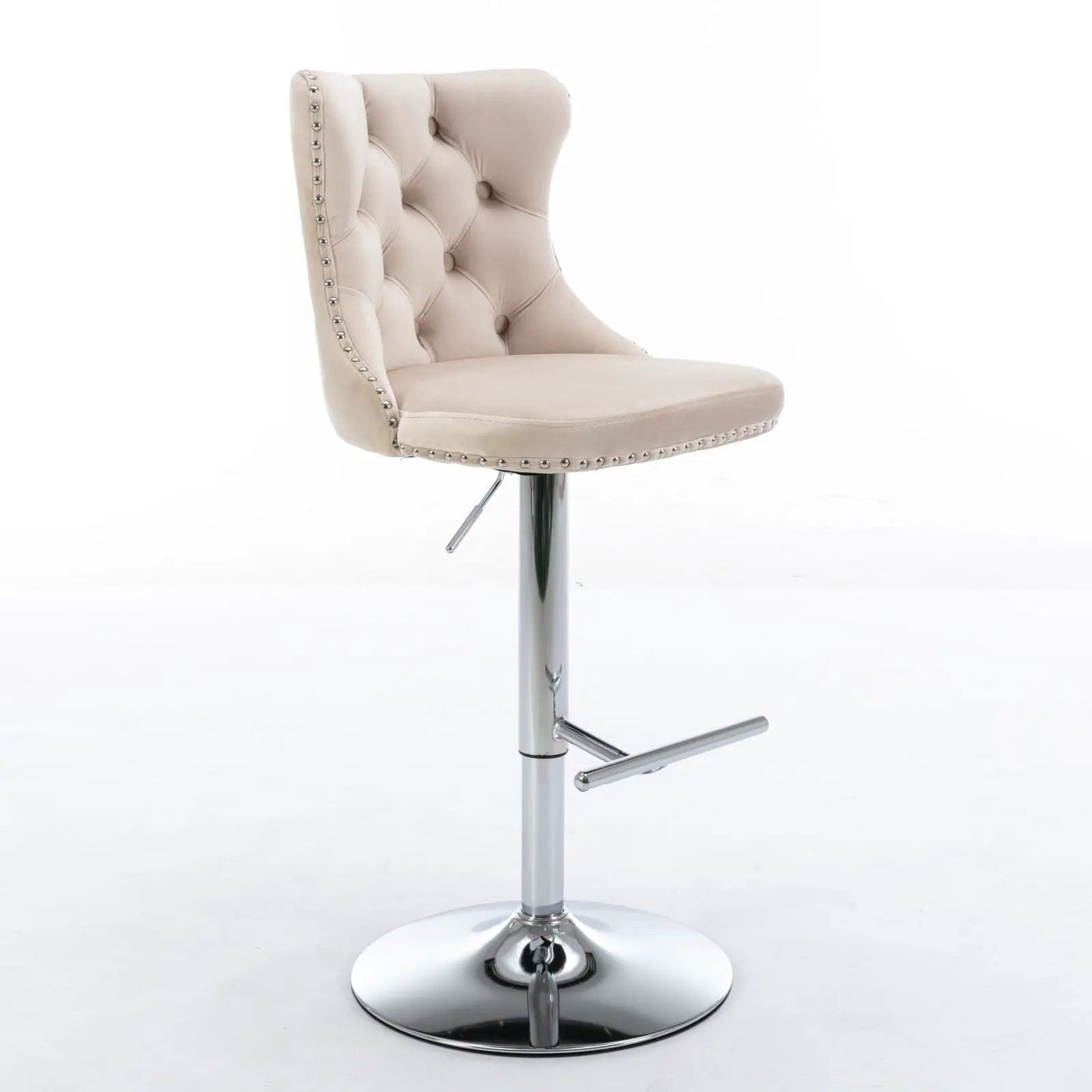Swivel Adjustable Height Barstools Set of 2 by HouseOfZazla