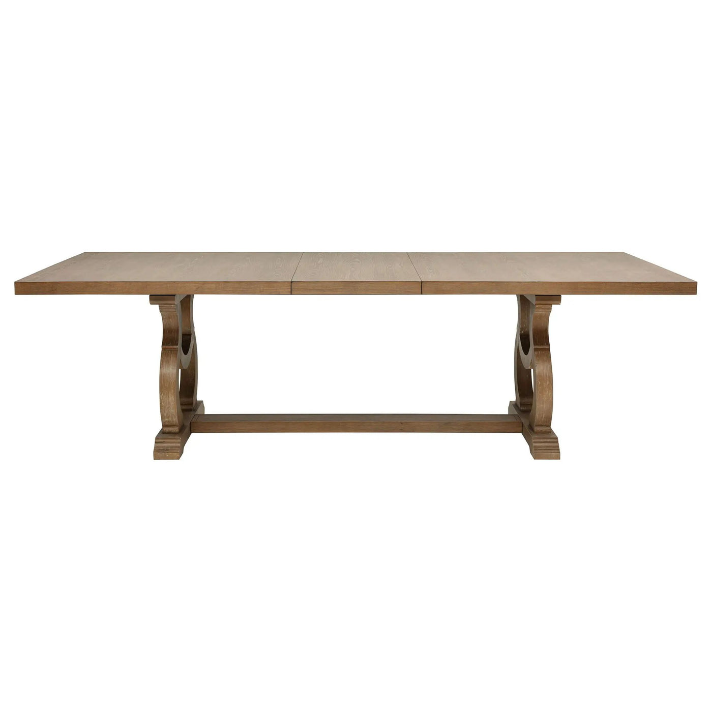 Fremont - Trestle Rectangular Dining Table With Removable Leaf by HouseOfZazla