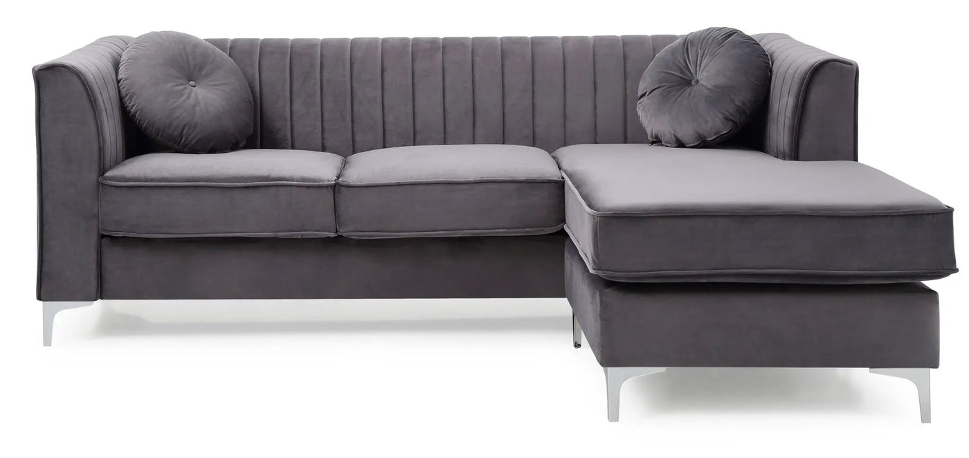 Delray - Micro Suede Sofa Chaise by HouseOfZazla