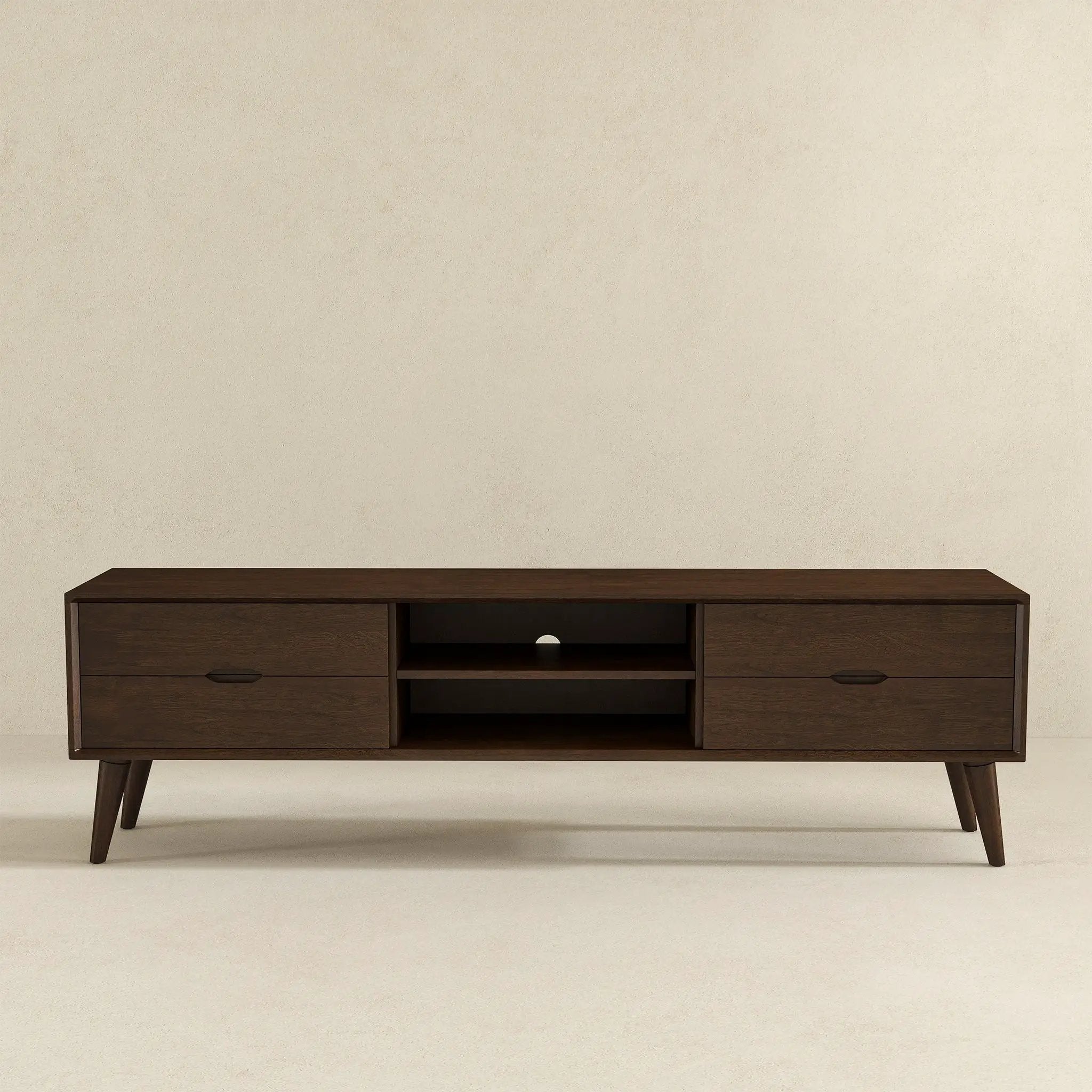 Adrian - TV Stand - Walnut Brown by HouseOfZazla