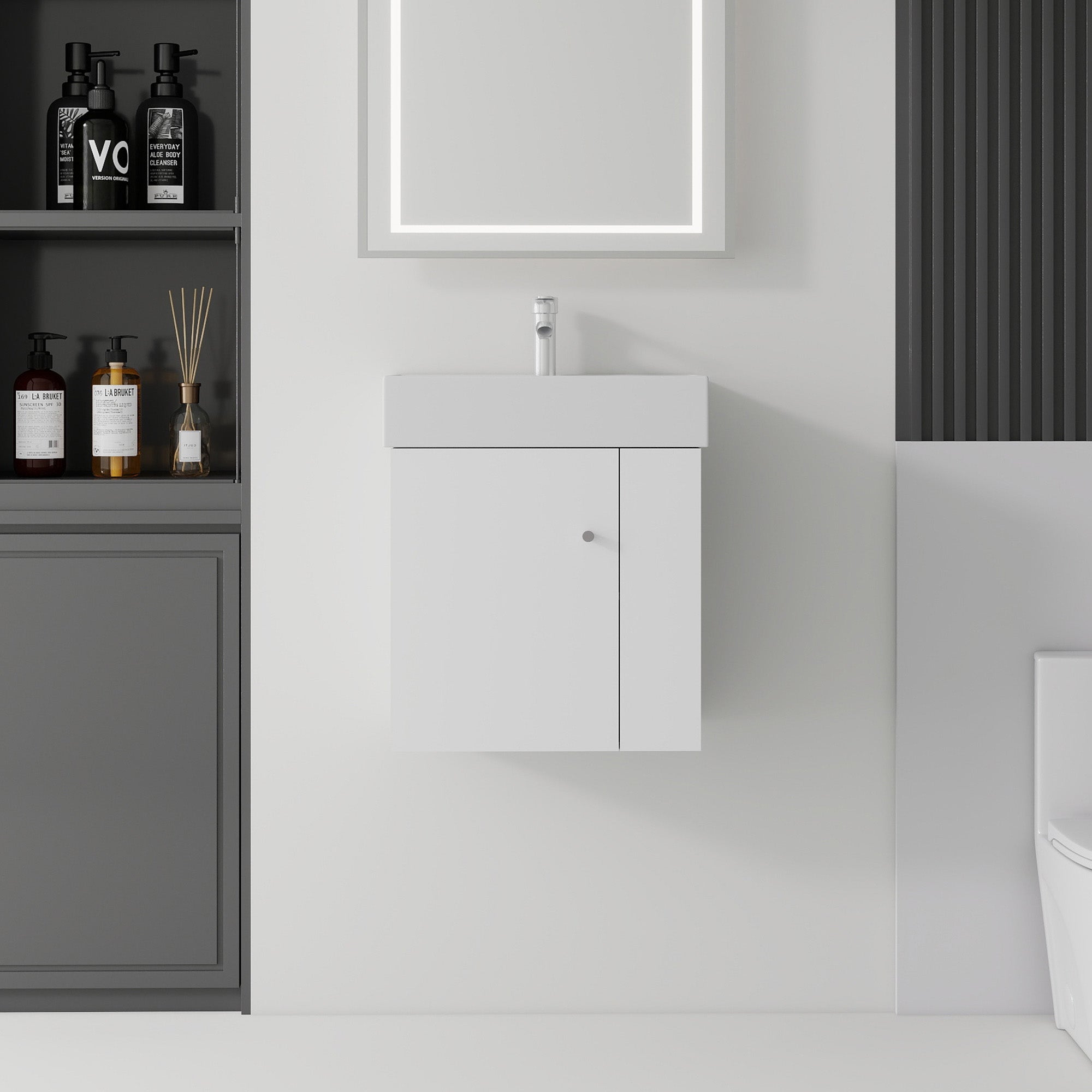 21.6 Inch Floating Bathroom Vanity with Sink by HouseOfZazla